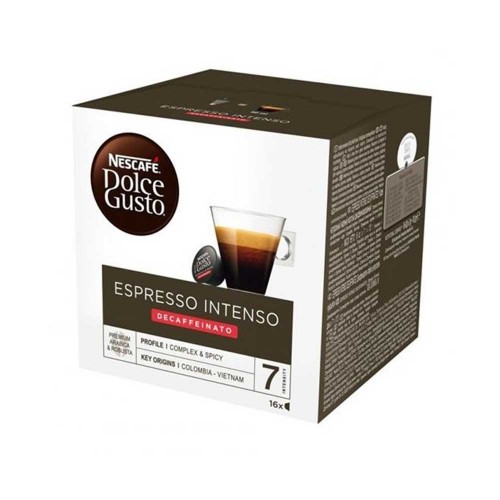Dolce Gusto - Espresso Intenso Decaf 99,2 g 16 καπάκια, 432 τμχ (παλέτα)
