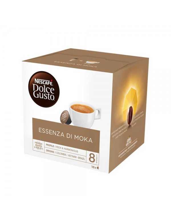 Dolce Gusto - Essenza di Moka 144 g 16 καπάκια, 432 τμχ (παλέτα)