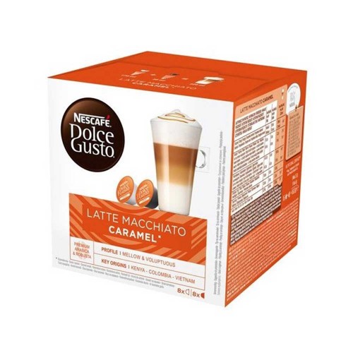 Dolce Gusto - Latte Macchiato Caramel 145,6 g 16 καπάκια, 432 τμχ (παλέτα)