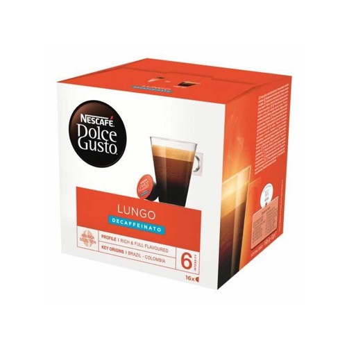 Dolce Gusto - Lungo Χωρίς Καφεΐνη 112g 16 κάψουλες, 432 τεμάχια (παλέτα)