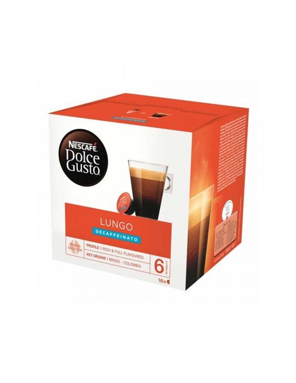 Dolce Gusto - Lungo Χωρίς Καφεΐνη 112g 16 κάψουλες, 432 τεμάχια (παλέτα)
