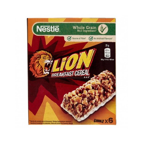 Lion - Μπάρα Δημητριακών 6x25gr, 768 τεμάχια (παλέτα)