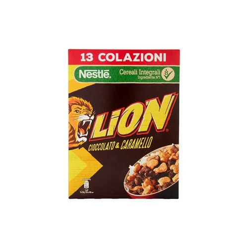 Lion - Δημητριακά 400γρ Σοκολάτα & Καραμέλα, 384 τεμάχια (παλέτα)