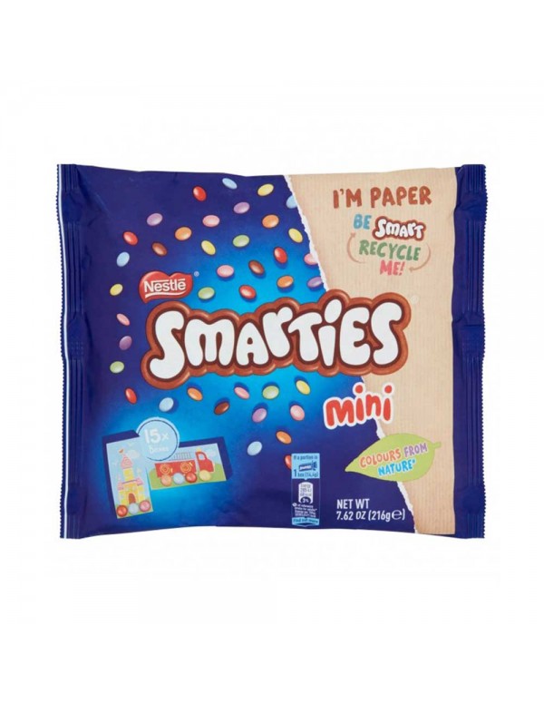 Smarties - Μίνι 216γρ, 512 τεμάχια (παλέτα)