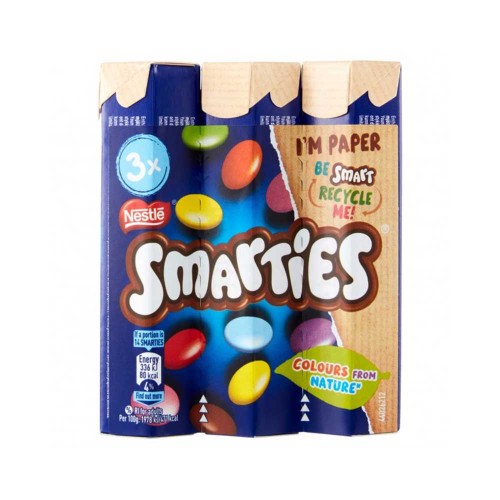 Smarties - Τριπλή συσκευασία 3x34gr, 2560 τεμάχια (παλέτα)