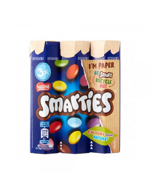 Smarties - Τριπλή συσκευασία 3x34gr, 2560 τεμάχια (παλέτα)