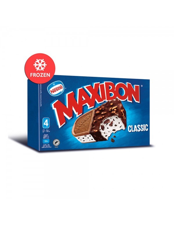 Maxibon - Μπισκότα 4 τεμάχια x96γρ, 999τμχ  (παλέτα)