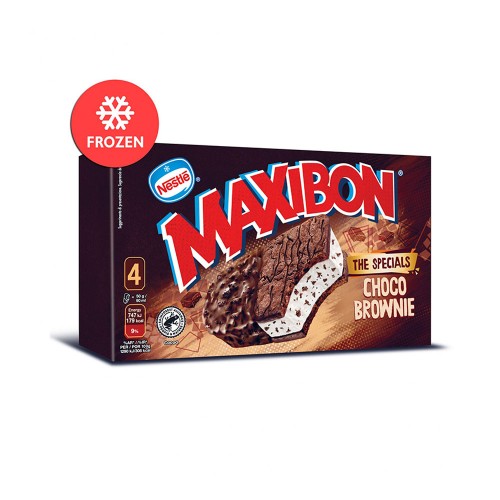 Maxibon - Μπισκότα με Σοκολάτα Brownie 4 τεμάχια x58γρ, 1344τμχ (παλέτα)