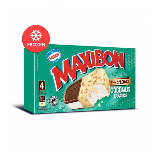 Maxibon - Μπισκότο Coconut Paradise 4 τεμάχια x57γρ, 1344 τεμάχια (παλέτα)