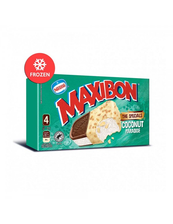 Maxibon - Μπισκότο Coconut Paradise 4 τεμάχια x57γρ, 1344 τεμάχια (παλέτα)