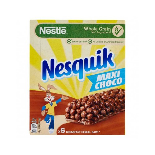 Nesquik - Μπάρες Δημητριακών Maxi Choco 6x25gr Σοκολάτα, 864 τεμάχια (παλέτα)