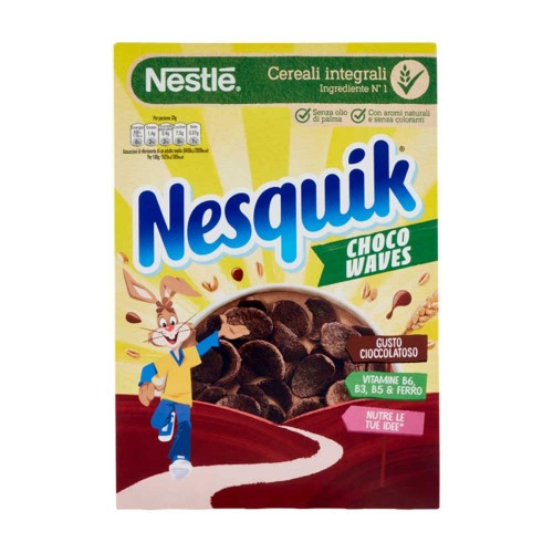 Nesquik - Δημητριακά Choco Waves 375gr, 336 τεμάχια (παλέτα)