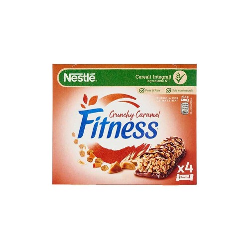 Nestlè - Fitness Bars Cereal 4x23,5g Crunchy Caramel, 1176pcs (pallet)