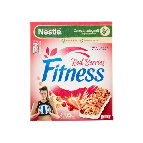 Nestlè - Μπάρες Γυμναστικής Δημητριακών Κόκκινα Φρούτα 6x23.5gr, 640 τεμάχια (παλέτα)