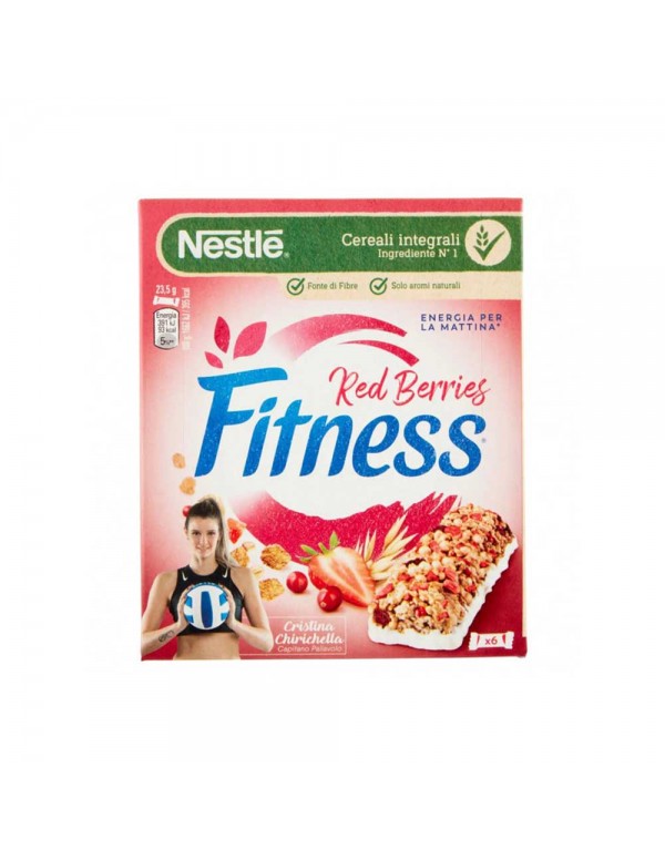 Nestlè - Μπάρες Γυμναστικής Δημητριακών Κόκκινα Φρούτα 6x23.5gr, 640 τεμάχια (παλέτα)