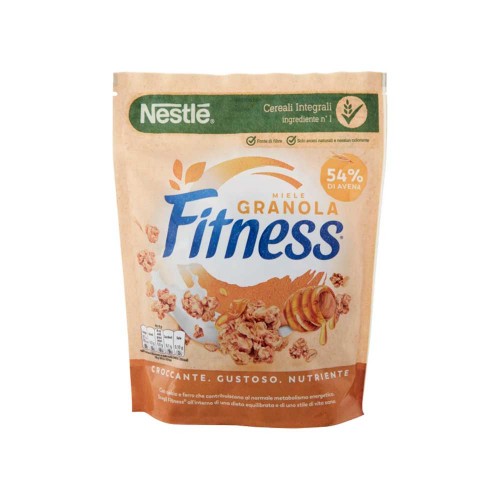 Nestlè - Fitness Granola με μέλι και τραγανά δημητριακά 300γρ, 448 τεμάχια (παλέτα)