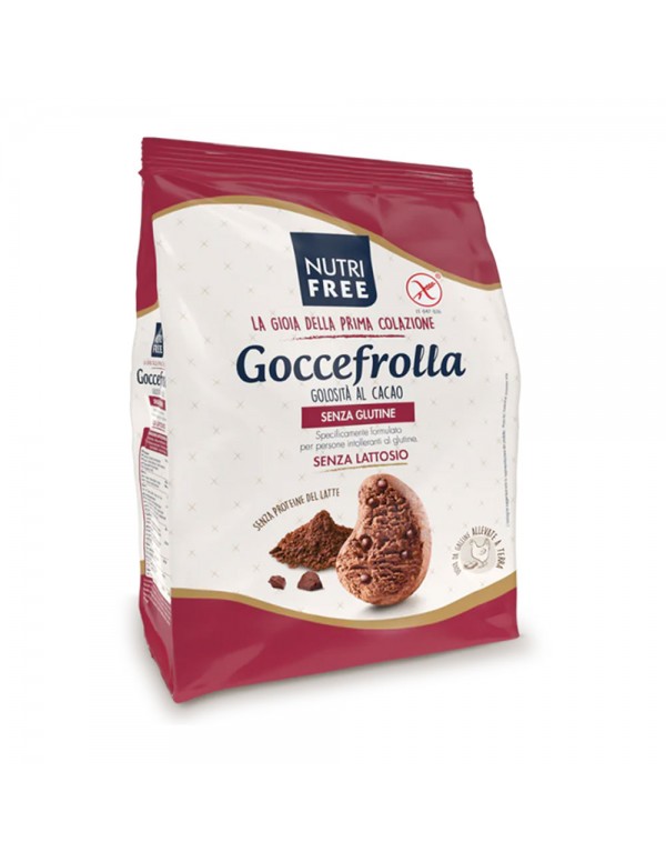 Nutrifree - Μπισκότα Goccefrolla Gluttony με Κακάο 400γρ, 288τμχ (παλέτα)