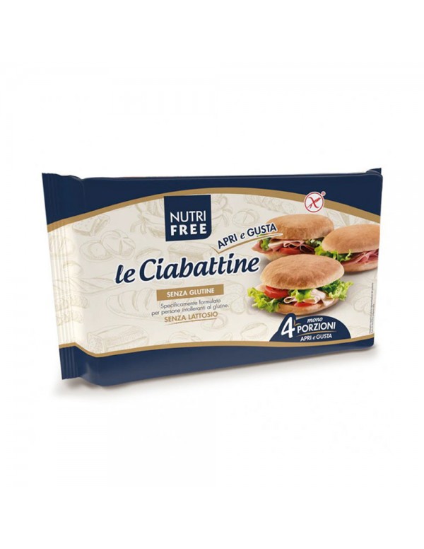 Nutrifree - Ψωμί Ciabattine 200gr, 390pcs (pallet)