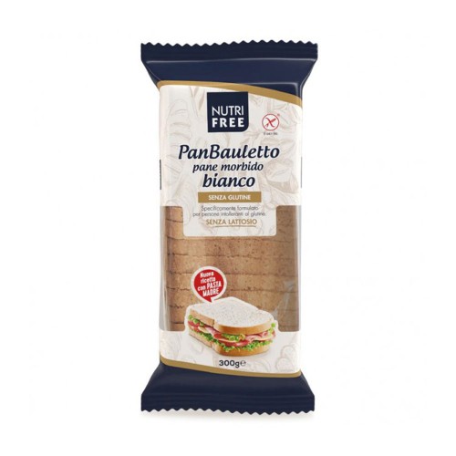 Nutrifree -  Λευκό Ψωμί Pan Bauletto 300gr, 288τμχ (παλέτα)