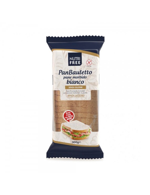 Nutrifree -  Λευκό Ψωμί Pan Bauletto 300gr, 288τμχ (παλέτα)