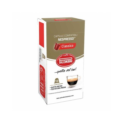 Palombini - Caffè 10 Caps *Nespresso Classic, 1740 τμχ (παλέτα) Palombini - Caffè 10 Caps *Nespresso Classic, 1740 τμχ (παλέτα)