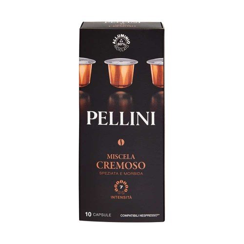 Pellini - 10 Caps 55gr Cremoso Comp. Nespresso, 3300 τμχ (παλέτα)