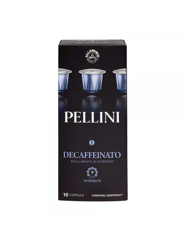 Pellini - 10 Κάψουλες 55gr Decaf. Nespresso, 3300 τεμάχια (παλέτα)