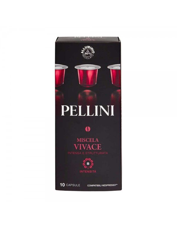 Pellini - 10 Caps 55gr Vivace Comp. Nespresso, 3300 τμχ (παλέτα)