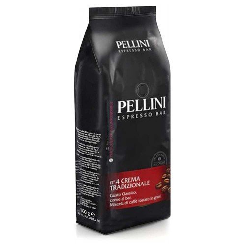 Pellini - Κόκκοι καφέ 1000γρ Νο. 4 Παραδοσιακή κρέμα, 432 τεμάχια (παλέτα)