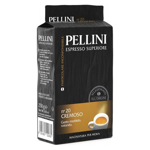 Pellini - Espresso Moka 250gr N°20 Cremoso, 1200 τμχ (παλέτα)