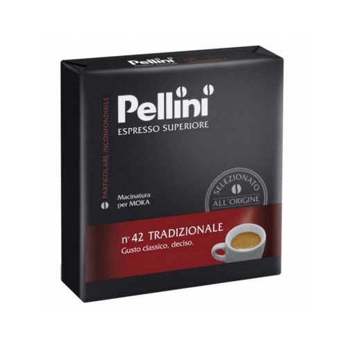 Pellini - Εσπρέσο Μόκα 2x 250gr N°42 Παραδοσιακό, 600 τεμάχια (παλέτα)