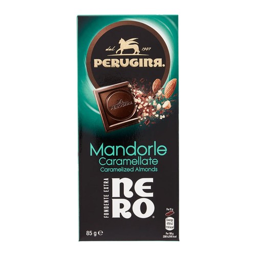 Perugina - Dark Tablet Καραμελωμένα Αμύγδαλα 85gr, 4800τμχ (παλέτα)