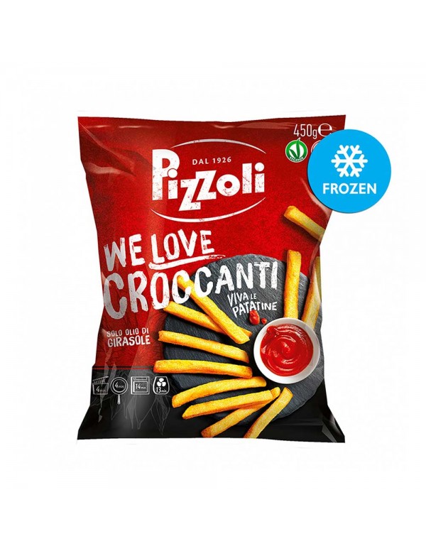 Pizzoli - Τσιπς "We Love" 450 γρ Τραγανό, 1100 τμχ (παλέτα)