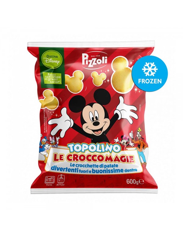 Pizzoli - Μίκυ Μάους Τσιπς 600gr Le Croccomagie, 810τμχ (παλέτα)