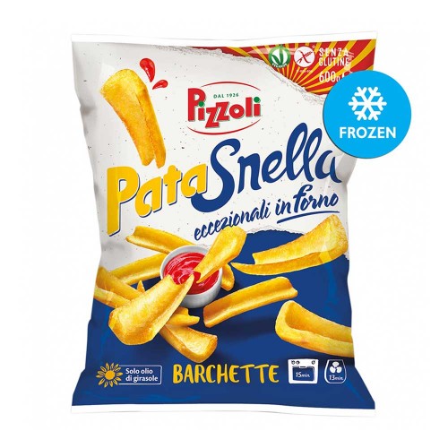 Pizzoli - Patasnella Barchette 600g Frozen, 756 τμχ (παλέτα)