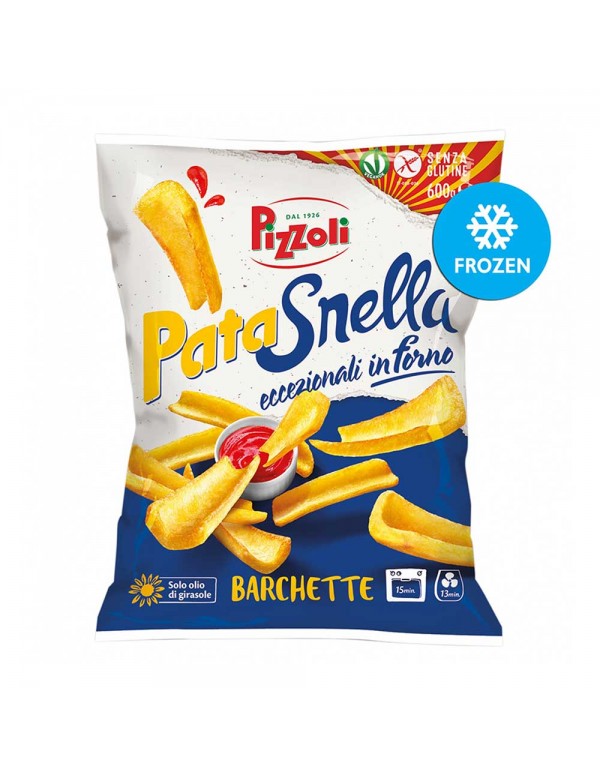 Pizzoli - Patasnella Barchette 600g Frozen, 756 τμχ (παλέτα)