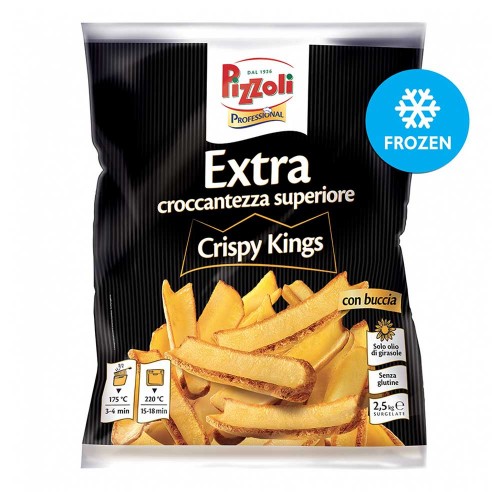 Pizzoli Patatoes Extra Professional Crispy Kings 2,5 κιλά, 216 τμχ (παλέτα)