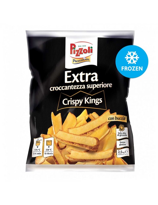 Pizzoli Patatoes Extra Professional Crispy Kings 2,5 κιλά, 216 τμχ (παλέτα)
