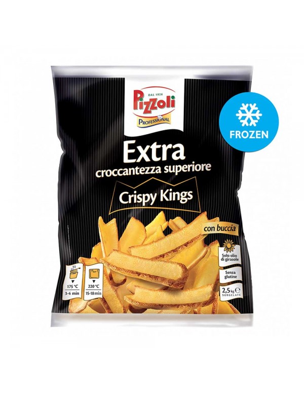 Pizzoli - Πατάτες Extra Professional Crispy Kings 2,5kg, 216 τεμάχια (παλέτα)