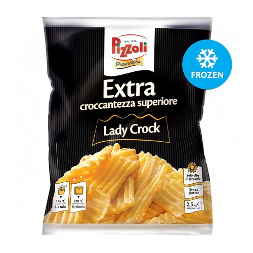 Pizzoli - Πατάτες Extra Professional Lady Crock 2,5kg, 216 τεμάχια (παλέτα)
