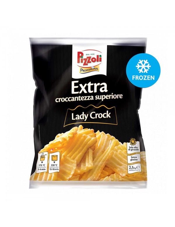 Pizzoli - Πατάτες Extra Professional Lady Crock 2,5kg, 216 τεμάχια (παλέτα)