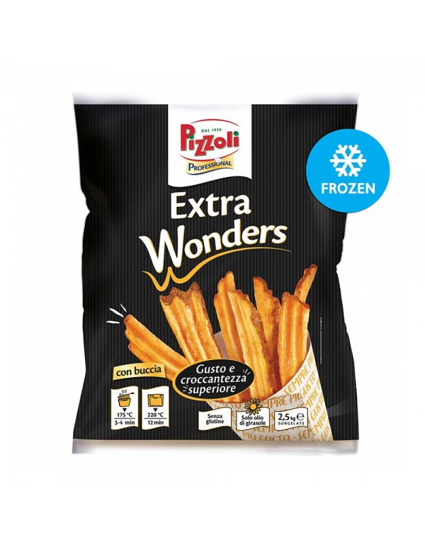 Pizzoli - Potatoes Extra Professional Wonders 2,5kg, 216 τμχ (παλέτα)