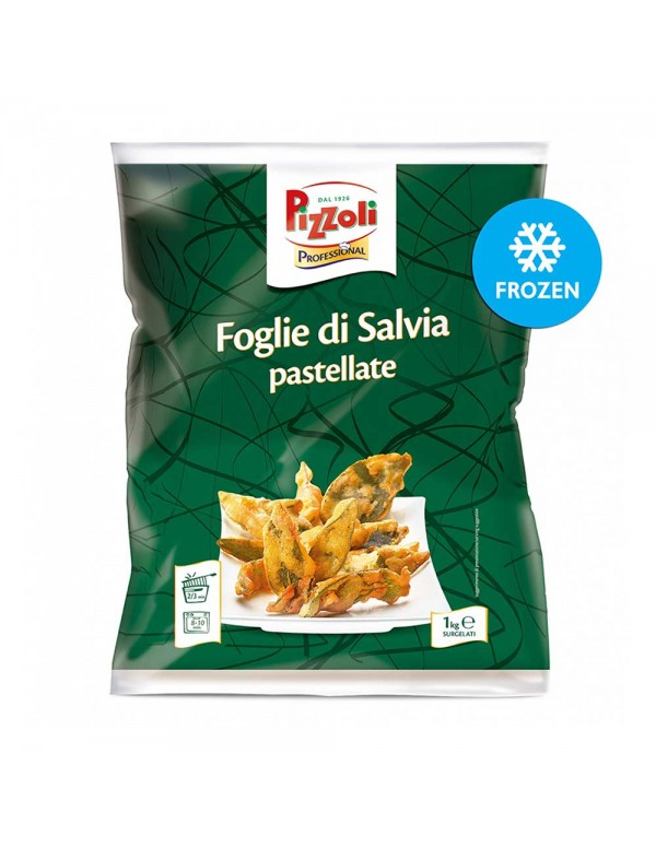Pizzoli - Επαγγελματική συσκευασία φύλλα φασκόμηλου 1 κιλού, 450 τμχ (παλέτα)