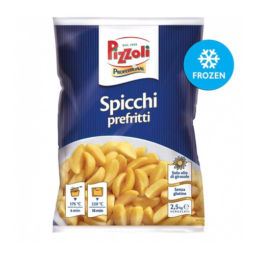 Pizzoli - Επαγγελματικές Πατάτες 2,5 kg Wedges, 324 τμχ (παλέτα)