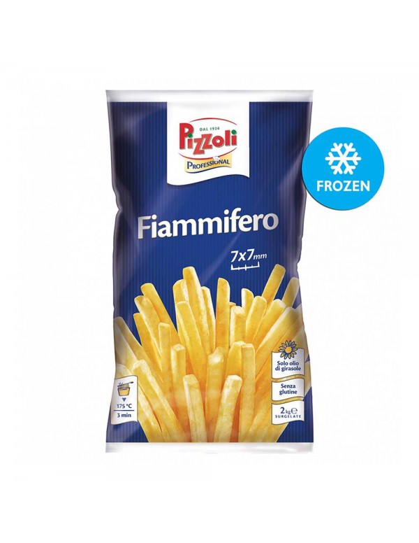 Pizzoli - Επαγγελματικές πατάτες 2 κιλά Σπιρτόξυλο, 288τμχ (παλέτα)
