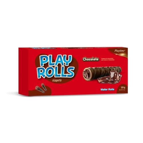 Playtime - Play Rolls 120gr Σοκολάτα, 2100τμχ (παλέτα)