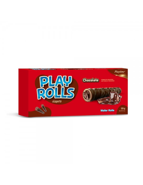 Playtime - Play Rolls 120gr Σοκολάτα, 2100τμχ (παλέτα)