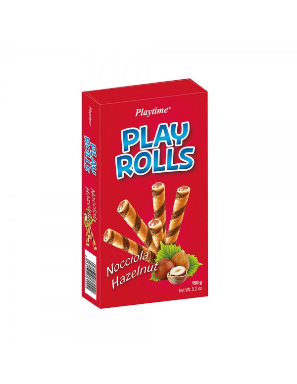 Playtime - Play Rolls 150gr Φουντούκι, 1920τμχ (παλέτα)