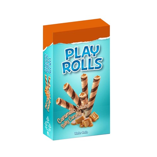 Playtime - Play Rolls 150gr Αλατισμένη Καραμέλα, 1920τμχ (παλέτα)