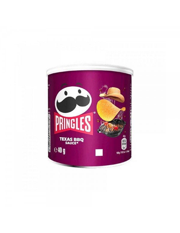 Pringles - 40γρ Texas BBQ, 1728 τεμάχια (παλέτα)